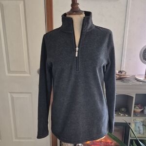 D&Co Charcoal Half-Zip Sweater With Pockets